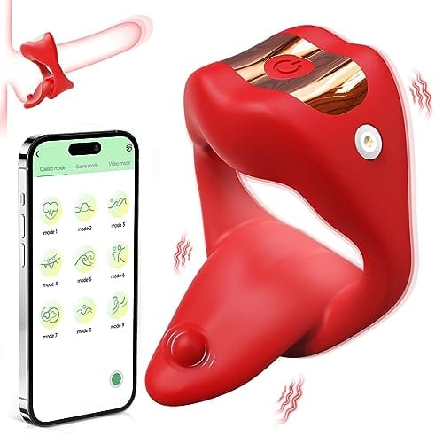 Penis Ring Tongue Design with 9 Vibration Modes - Image 2
