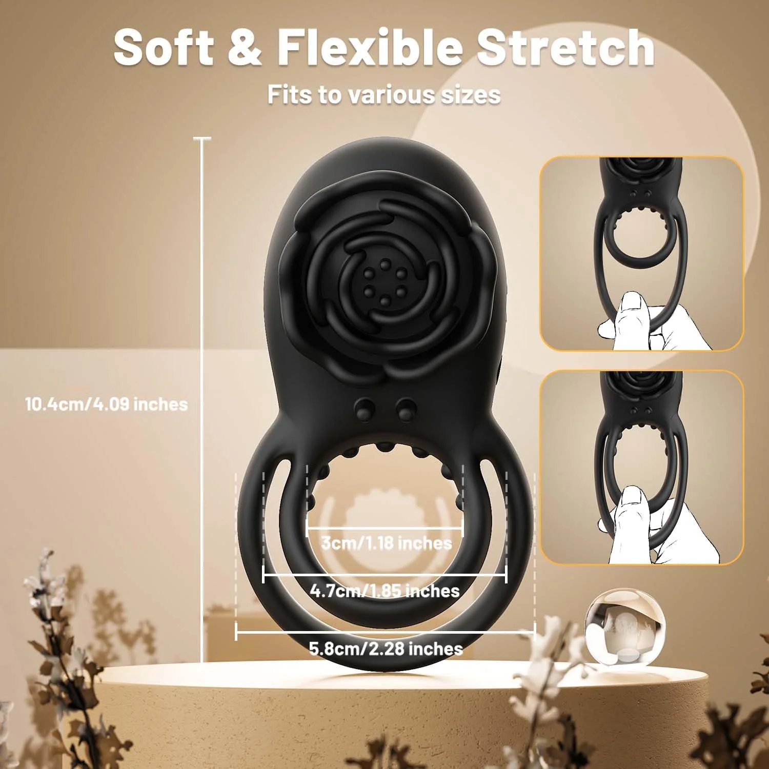 Rose Clitoral Stimulator Couples Sex Toys for Men Women Pleasure - Image 3