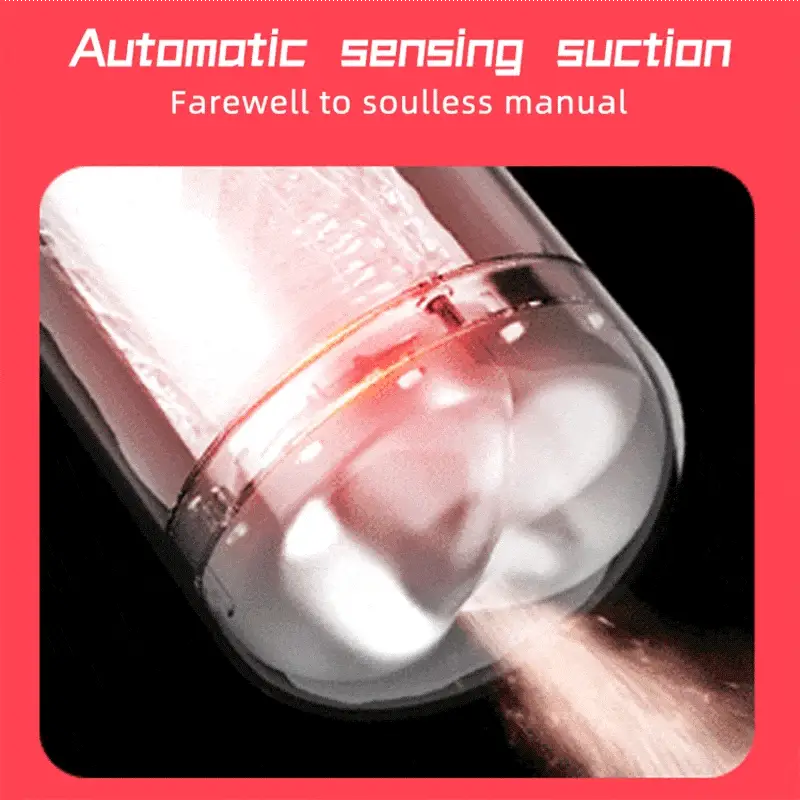 Rotating Suction and Sound-Enabled Male Masturbator - Image 2