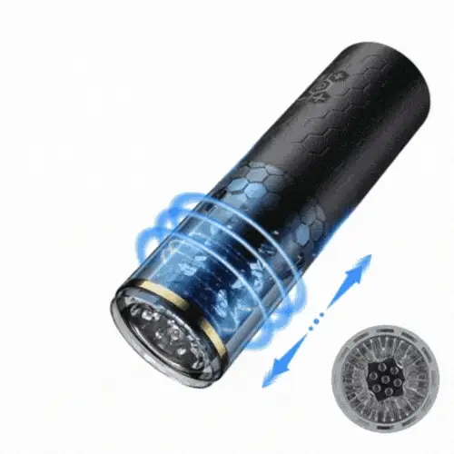 Samurai 3.0 - 10 Thrusting Spinning Telescopic And Rotating Male Masturbator - Image 3
