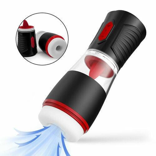 4 Sucking Modes Penis Cup 7 Tongue Licking Male Masturbator Cup - Image 5