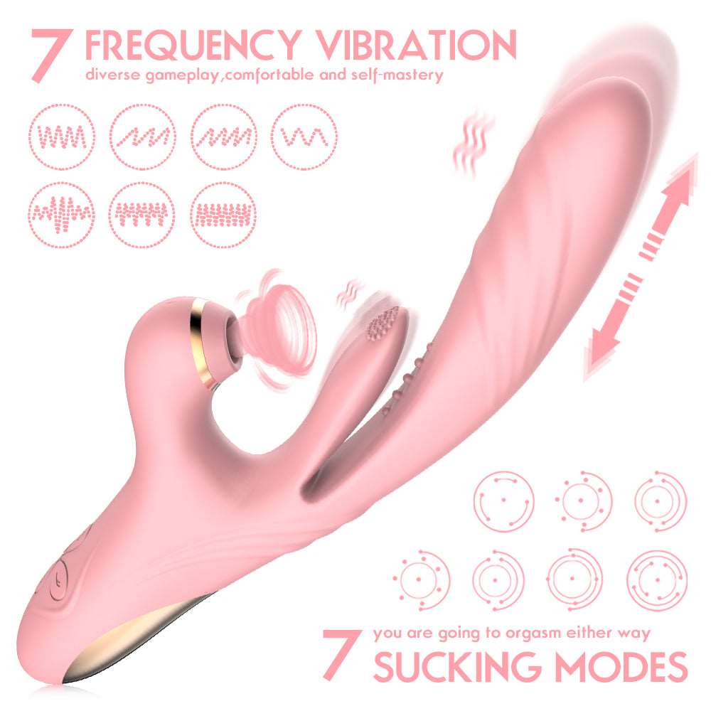 3 in 1 Suction & Thrusting Vibrator With Tongue For Clitoris & G-spot - Image 6