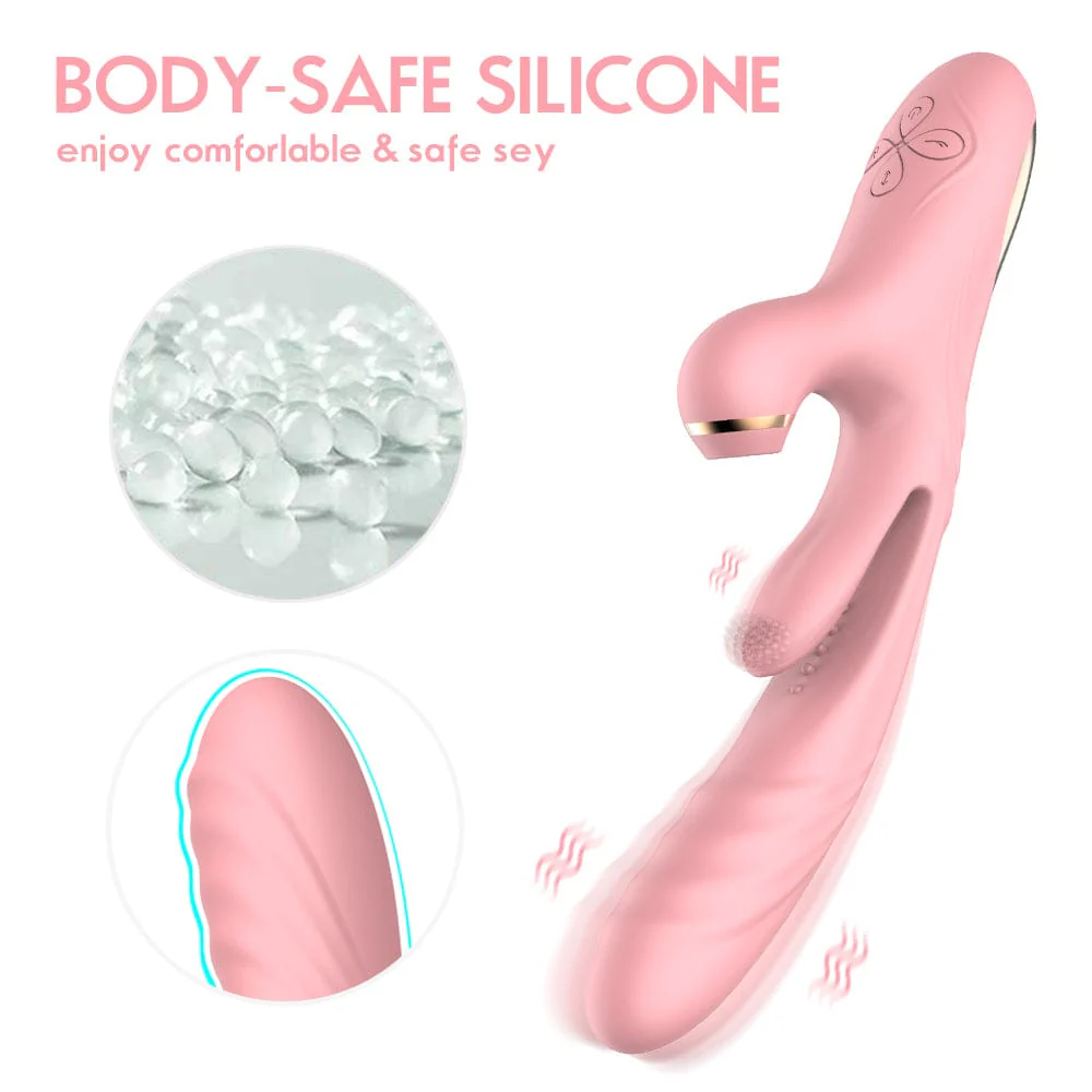 3 in 1 Suction & Thrusting Vibrator With Tongue For Clitoris & G-spot - Image 7