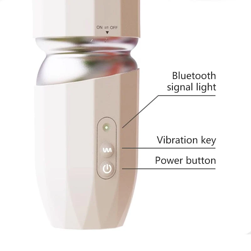 Telescopic Dildo Sex Machine App Control With Hand Free Sucker - Image 5