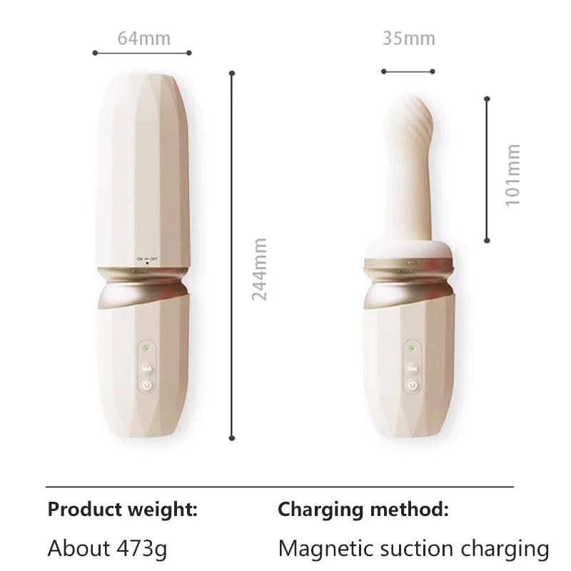 Telescopic Dildo Sex Machine App Control With Hand Free Sucker - Image 9