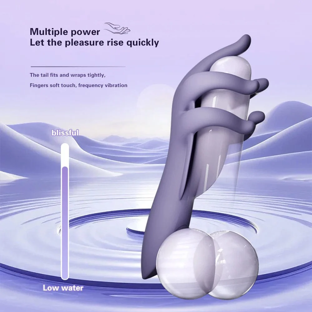 Tender Jade finger Penis Trainer Men's Ejaculation Delay Glans Exerciser - Image 4