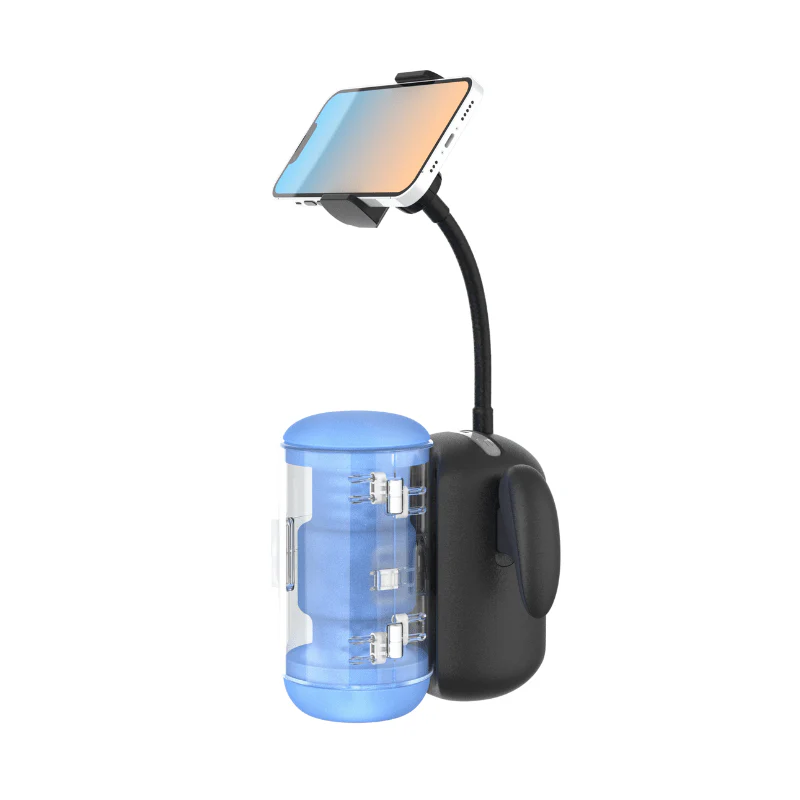 Peter Pan Telescopic Vibrating Heating Male Masturbator - Image 3
