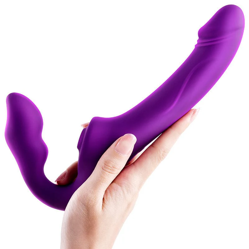 Wireless Remote Control Vibrating Double Head Sucking Female Massage Stick - Image 3