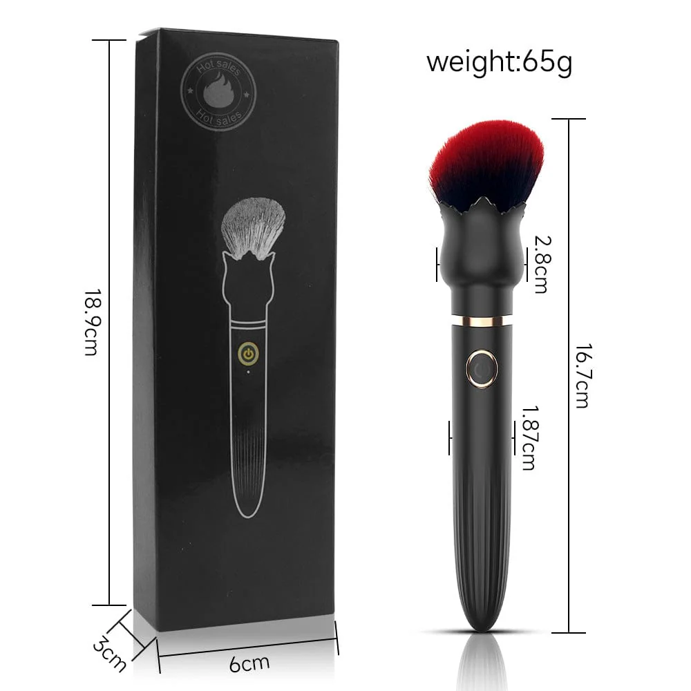 Makeup Brush 10 Frequency Vibration Masturbation Stick - Image 8