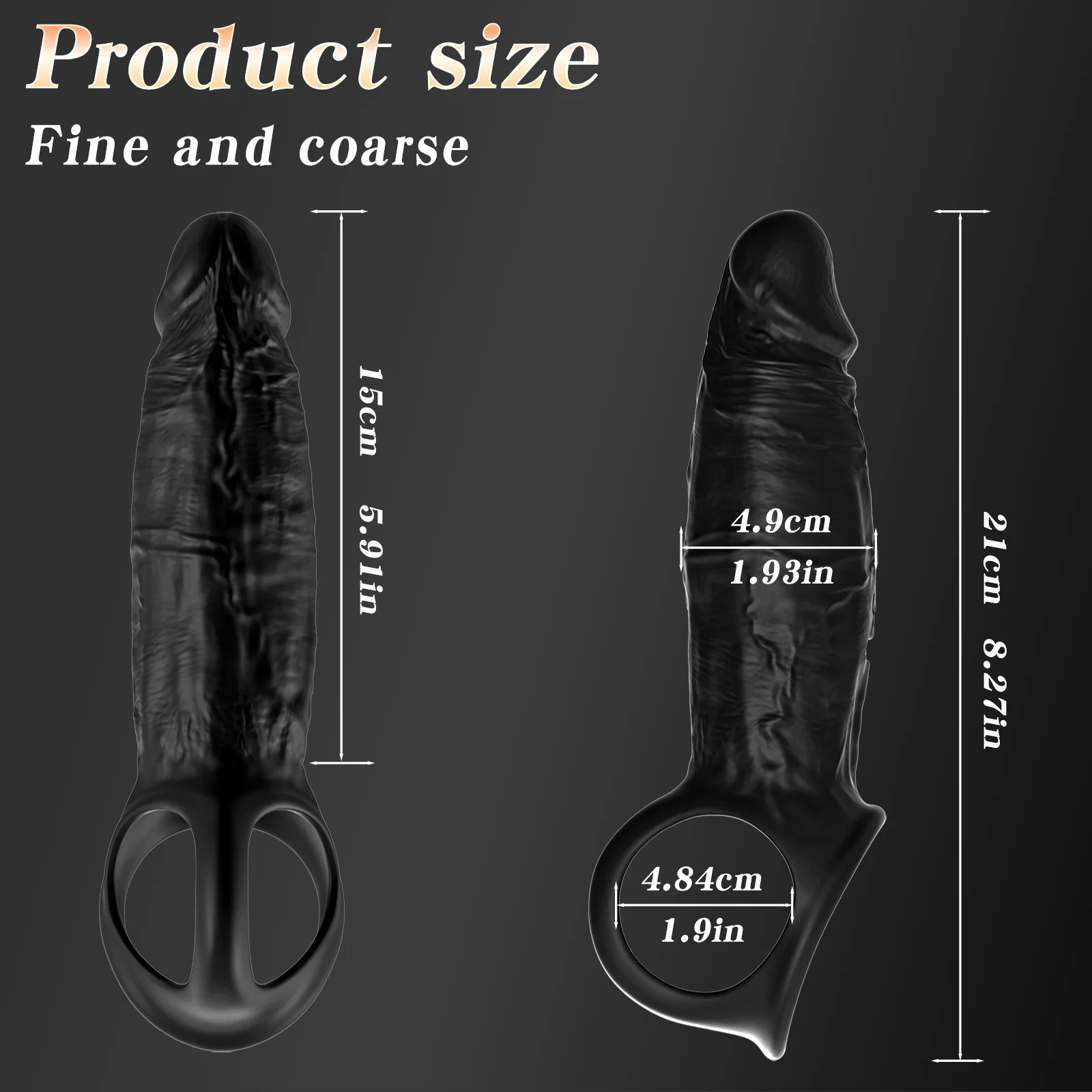Male Penis Ring Extension Sleeve App Control - Image 11