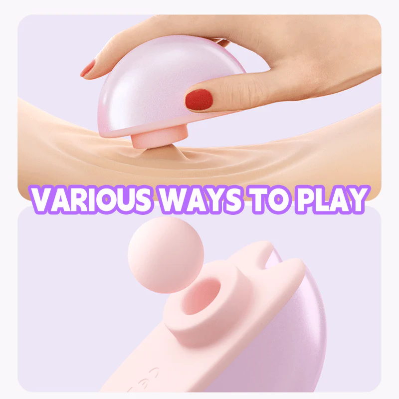 Moon Love Rabbit 2 in 1 Suction Egg Clitoral G Spot Vibrator Set - Image 5