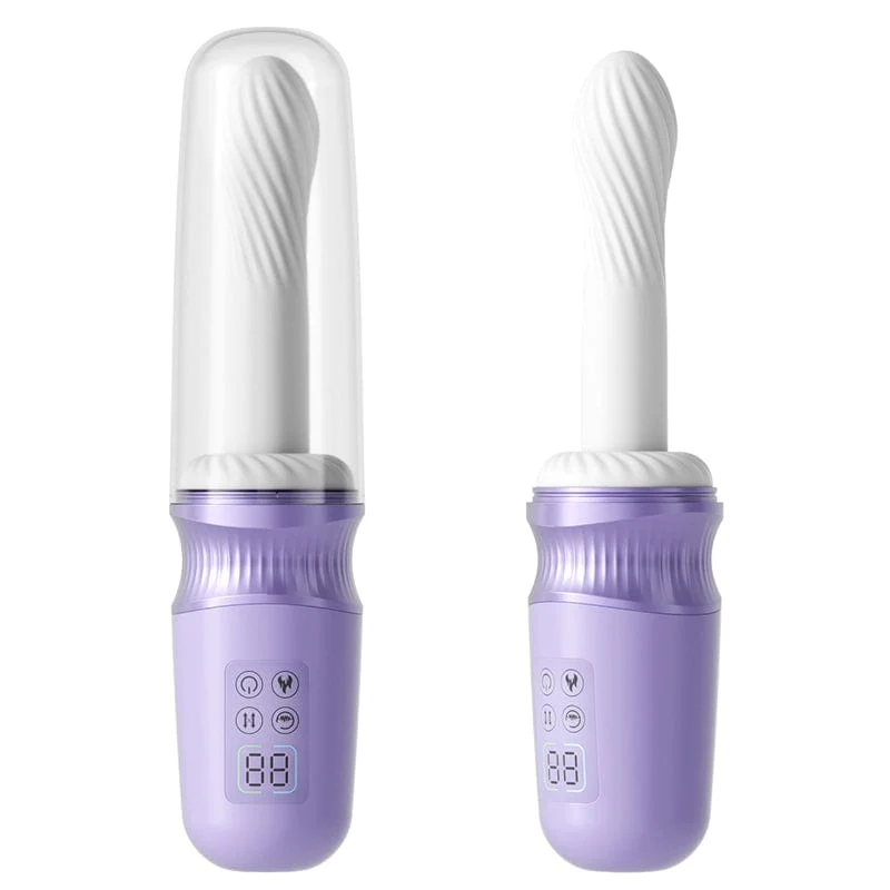 Pure Moon 7 Thrusting Heating Dildo Machine G Spot Vibrator With APP Control - Image 7