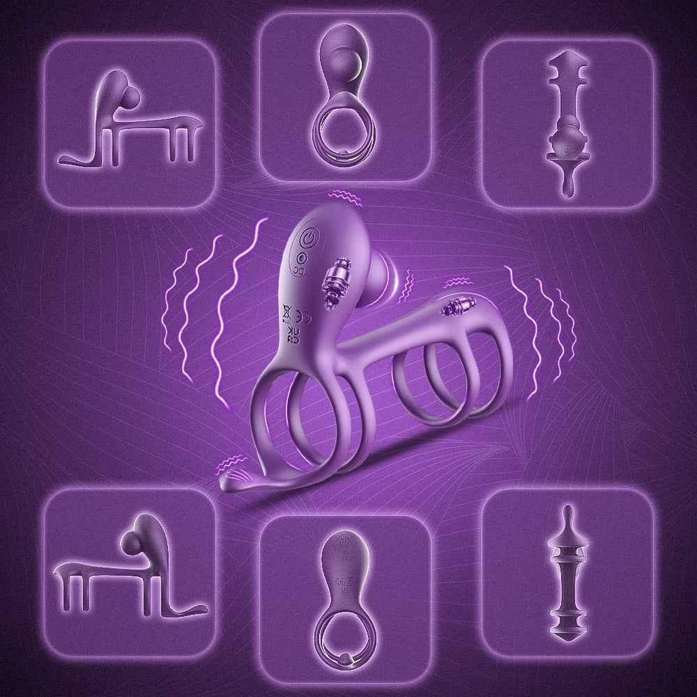 Morgana Silicone Vibrating Penis Rings - Image 4