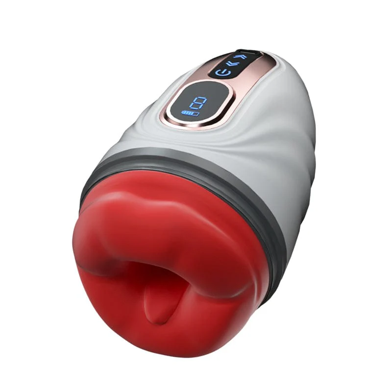 Mouth-Wrapped Penis Trainer Vibrator with Heating Rod - Image 2