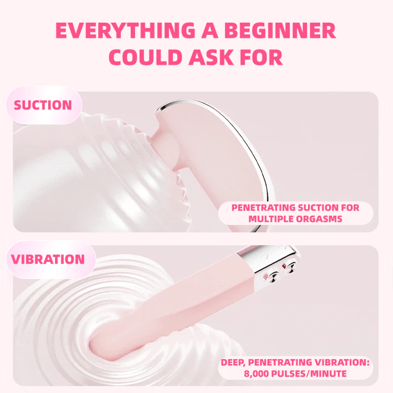 Musical Instrument Shape Discreet 2-in-1 Clitoral Suction Vibrator - Image 5