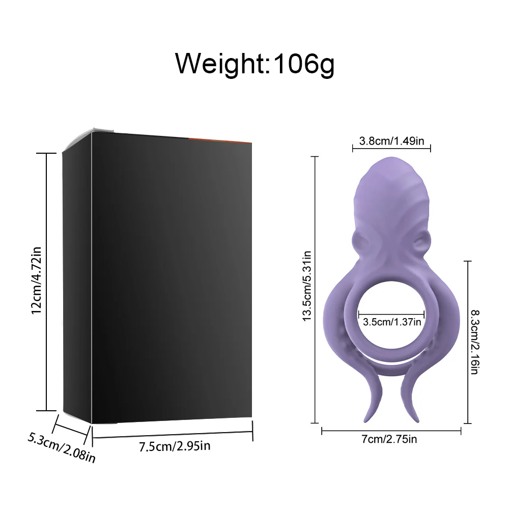 Octopus Lock Delayed Ejaculation Penis Ring Wireless APP - Image 9