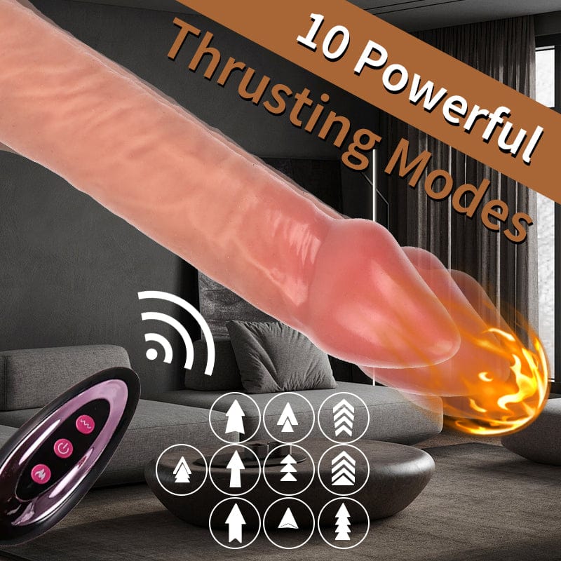 Perfect Simulation Dick Powerful Thrusting Vibrating Penis - Image 3