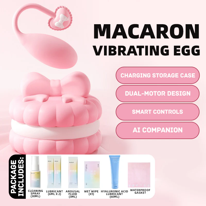 Pink Macaron 10 Modes Egg Vibrator - Image 10