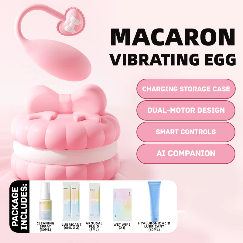 Pink Macaron 10 Modes Egg Vibrator - Image 11