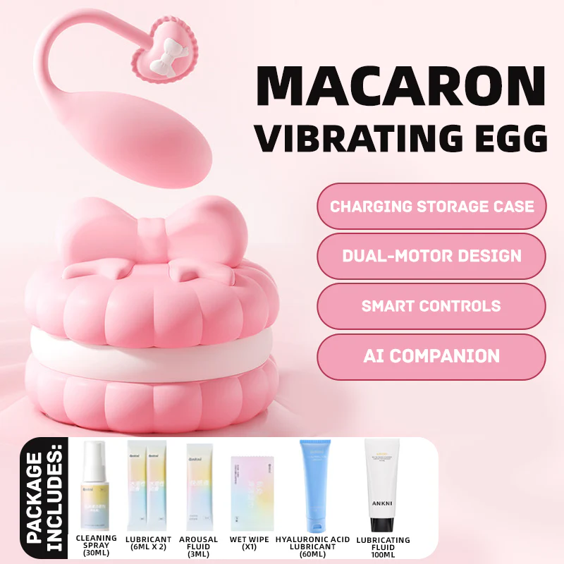 Pink Macaron 10 Modes Egg Vibrator - Image 8