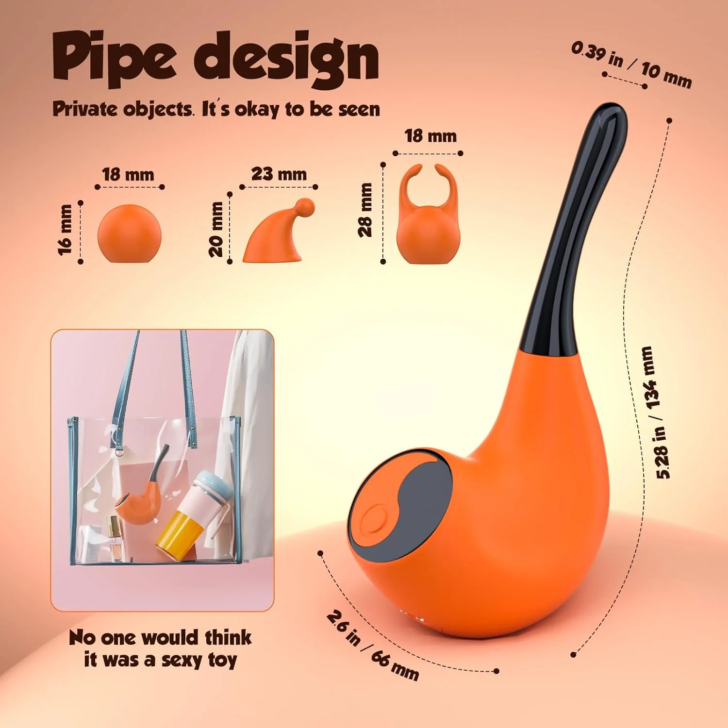 Pipe LED Screen Clit G-Spot Nipple Vibrator Sexual Pleasure Tool - Image 7