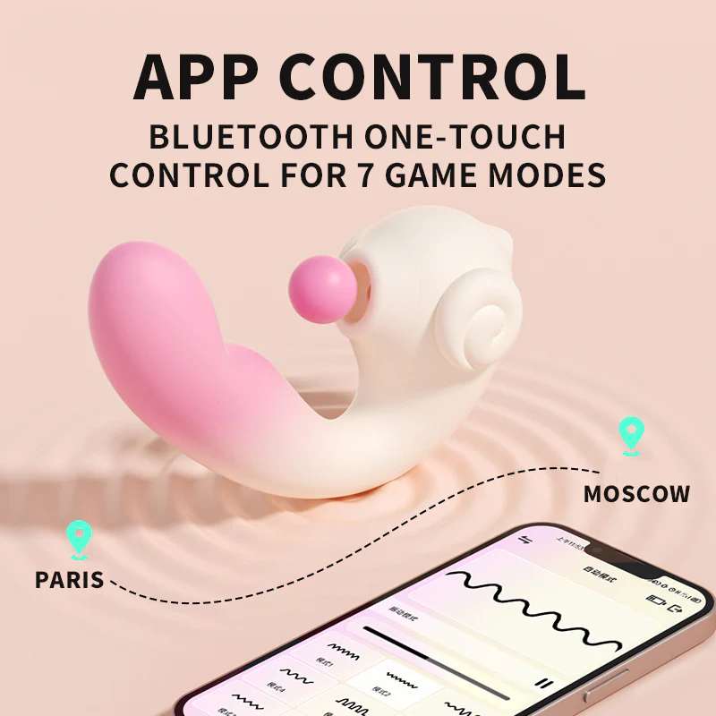 Pressure-sensitive Vibration & Flapping G Spot Vibrator With APP - Image 5