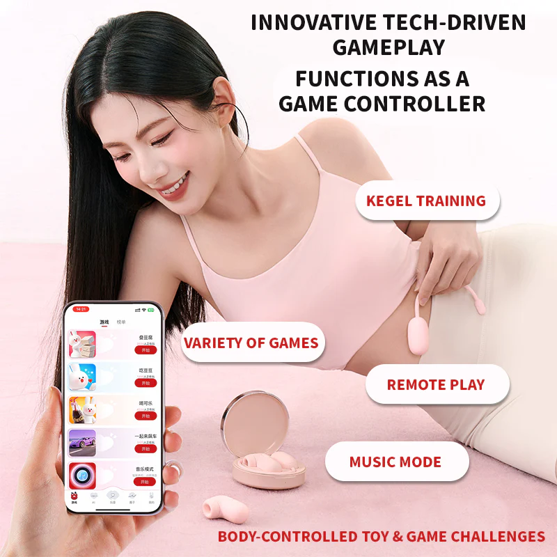 PUPU App-Controlled Suction & Vibrating Egg - Image 5