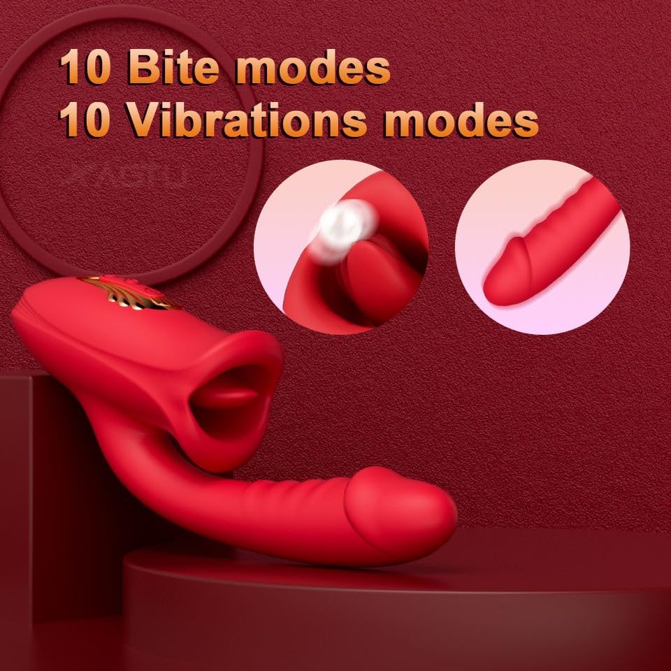 Rose Muncher Bite Vibrator G Spot Clitoris Stimulator - Image 5