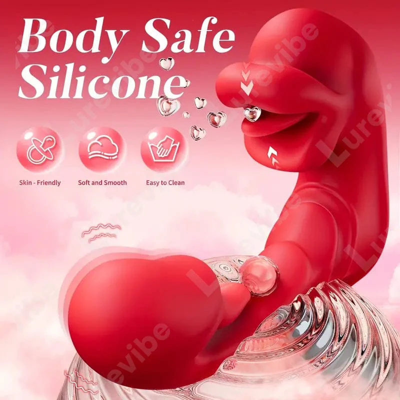 Rose Muncher Biting Mouth Wearable G Spot Vibrator - Image 4