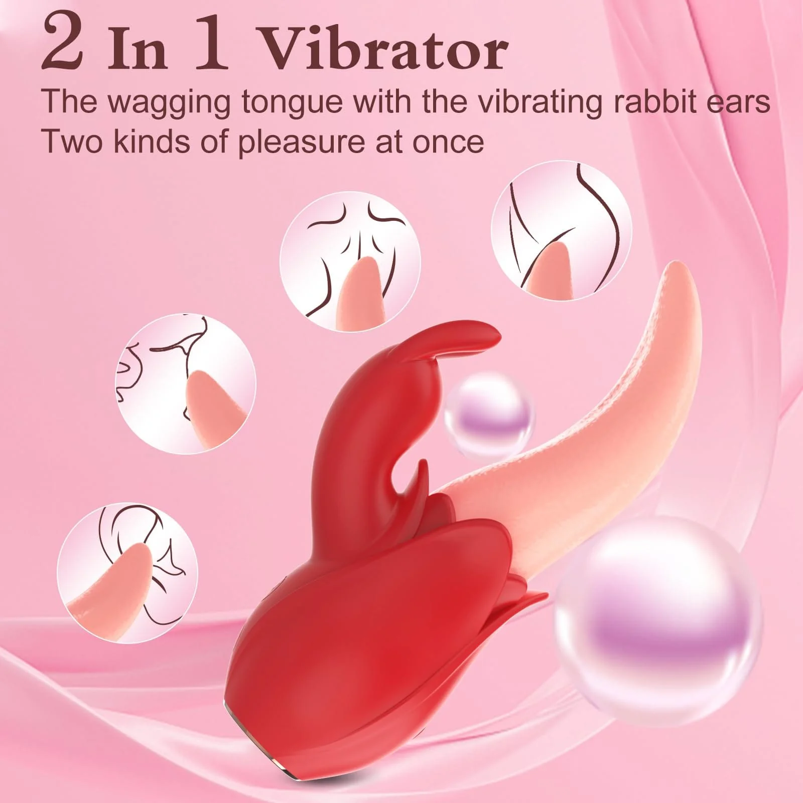Rose Rabbit Vibrator for Women - Image 2