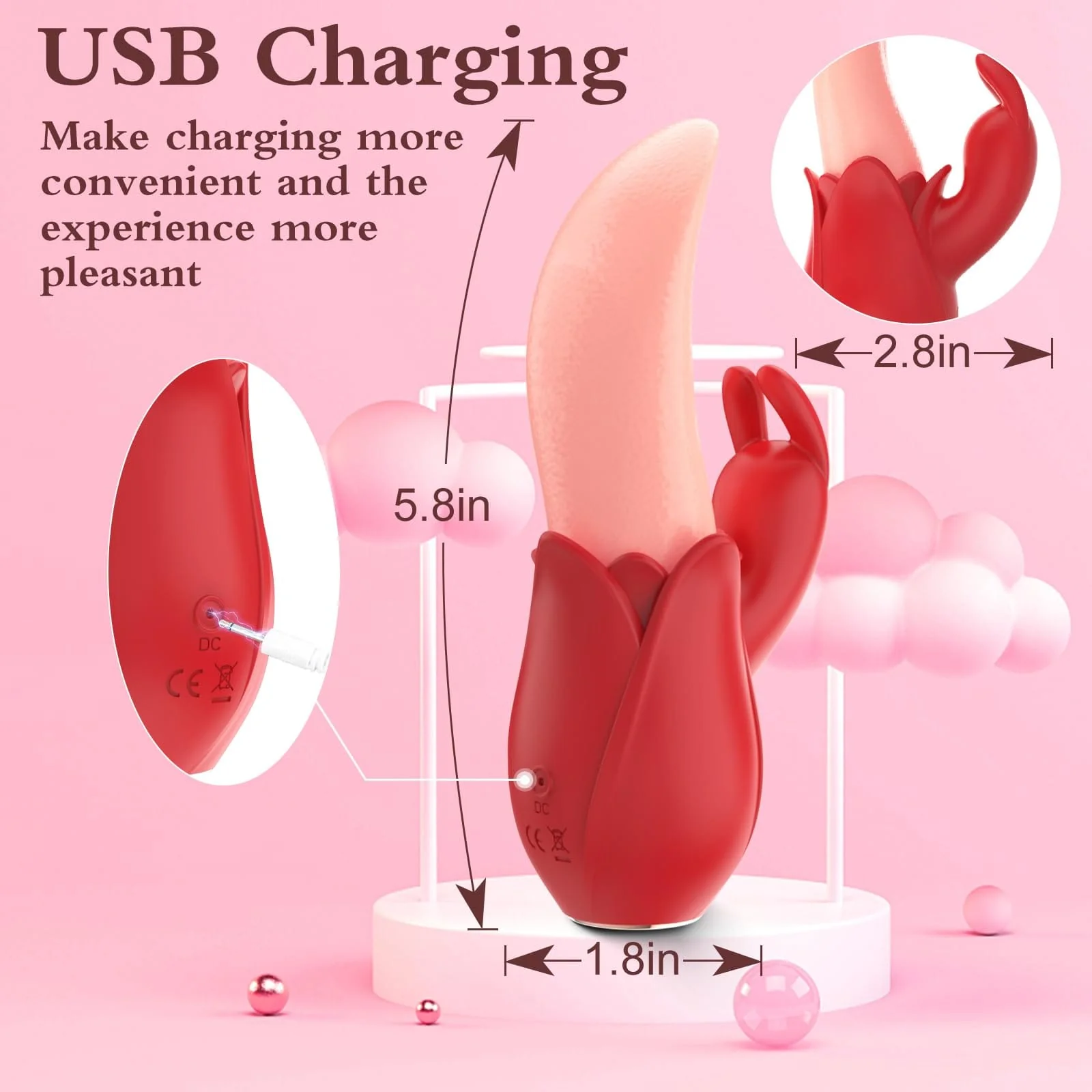 Rose Rabbit Vibrator for Women - Image 5