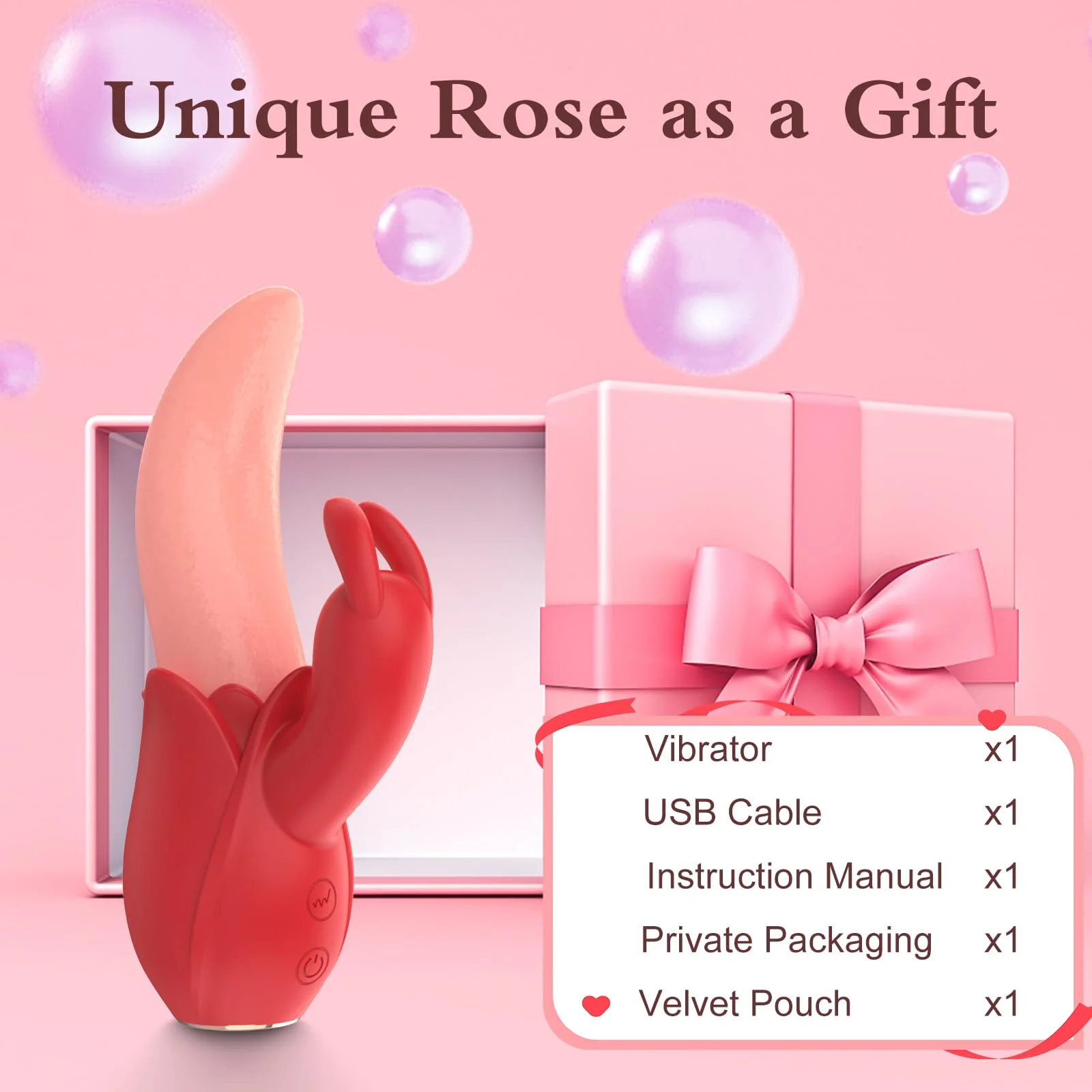 Rose Rabbit Vibrator for Women - Image 6