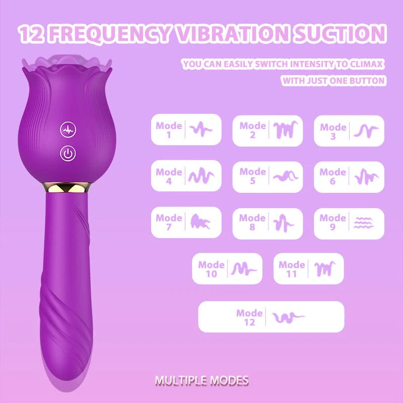 Rose Shaker Sucking Jump Egg Adult Toy G-spot Masturbation Device for Women - Image 4