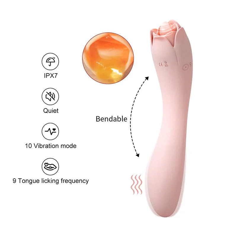 Rose Tongue Licking Vibrator - Image 5