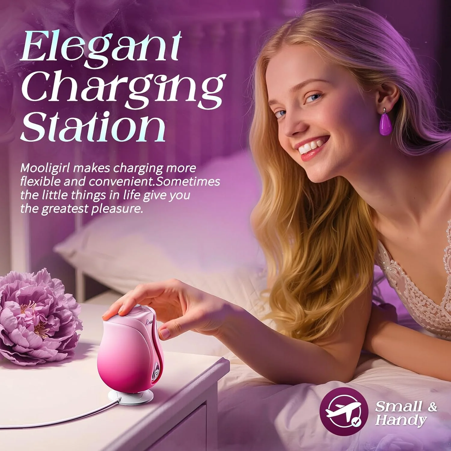 Rose Toy Nipple Clitoral Sucker Vibrators With APP Control - Image 4
