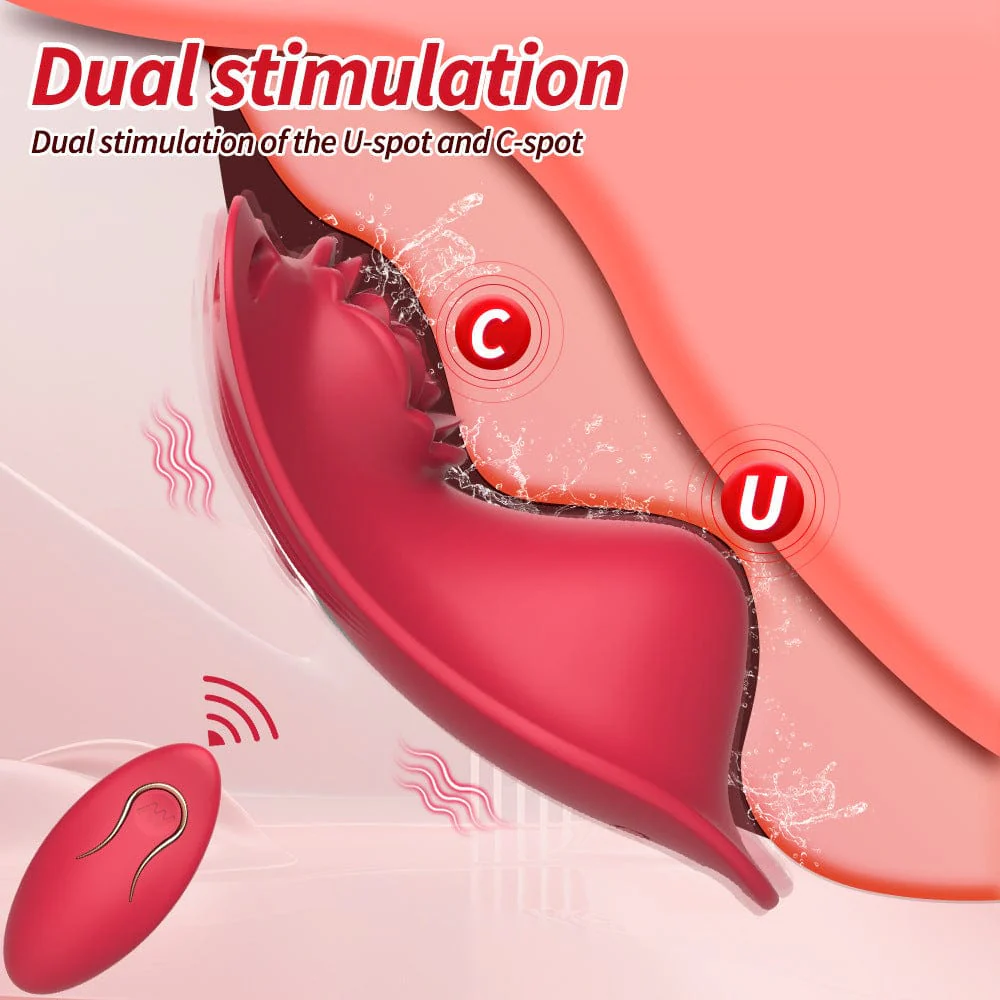 Rose Wearalbe Clitoral Massage Vibrator with Panty & Remote Control - Image 2