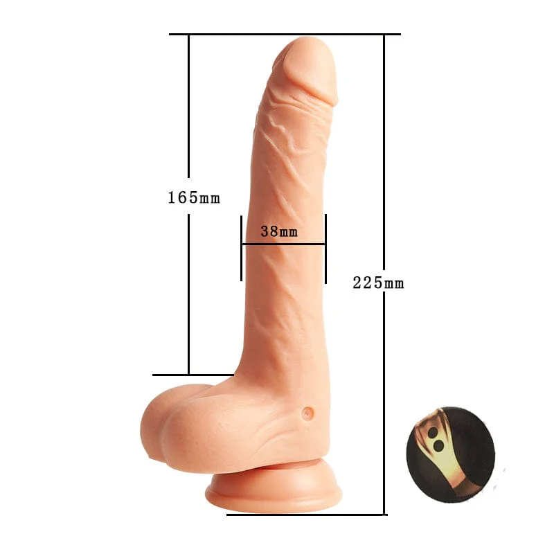 Telescopic Swing 8 Frequency Vibration Wireless Remote Control Waterproof Dildo - Image 3