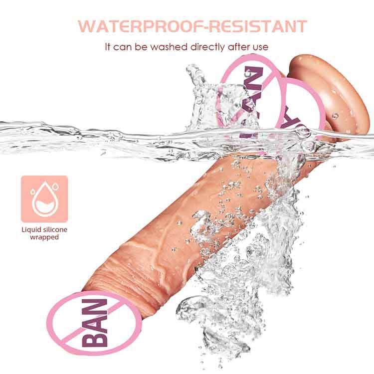 Waterproof 7 Frequency Retractable Swing Dildo - Image 4
