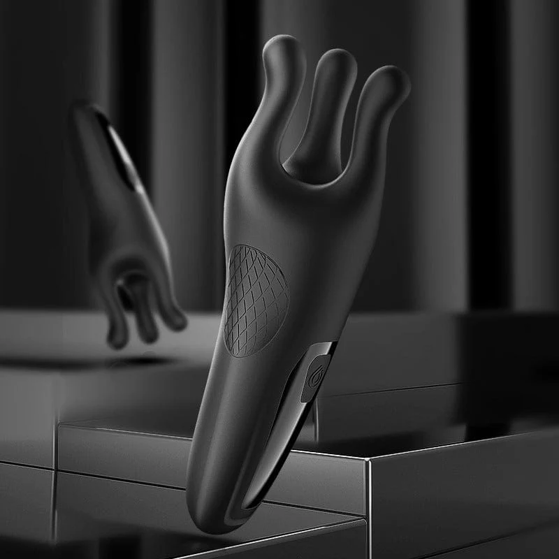 Shaver Modeling Male Penis Trainer Glans Exercise Massage Electric Masturbation Testicular Stimulator - Image 2