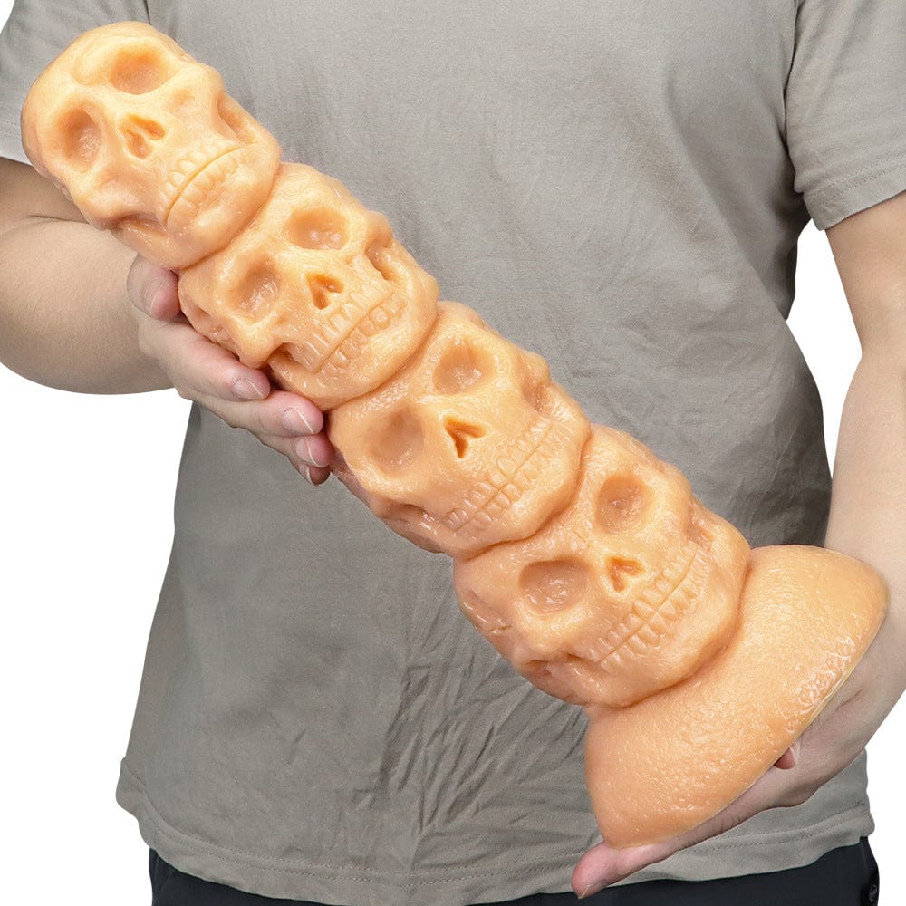 12.3 Inch Skull Giant Butt Plug Huge Dildo - Image 11