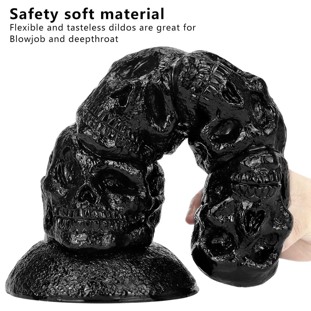 12.3 Inch Skull Giant Butt Plug Huge Dildo - Image 2