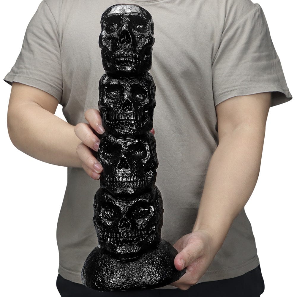 12.3 Inch Skull Giant Butt Plug Huge Dildo - Image 5