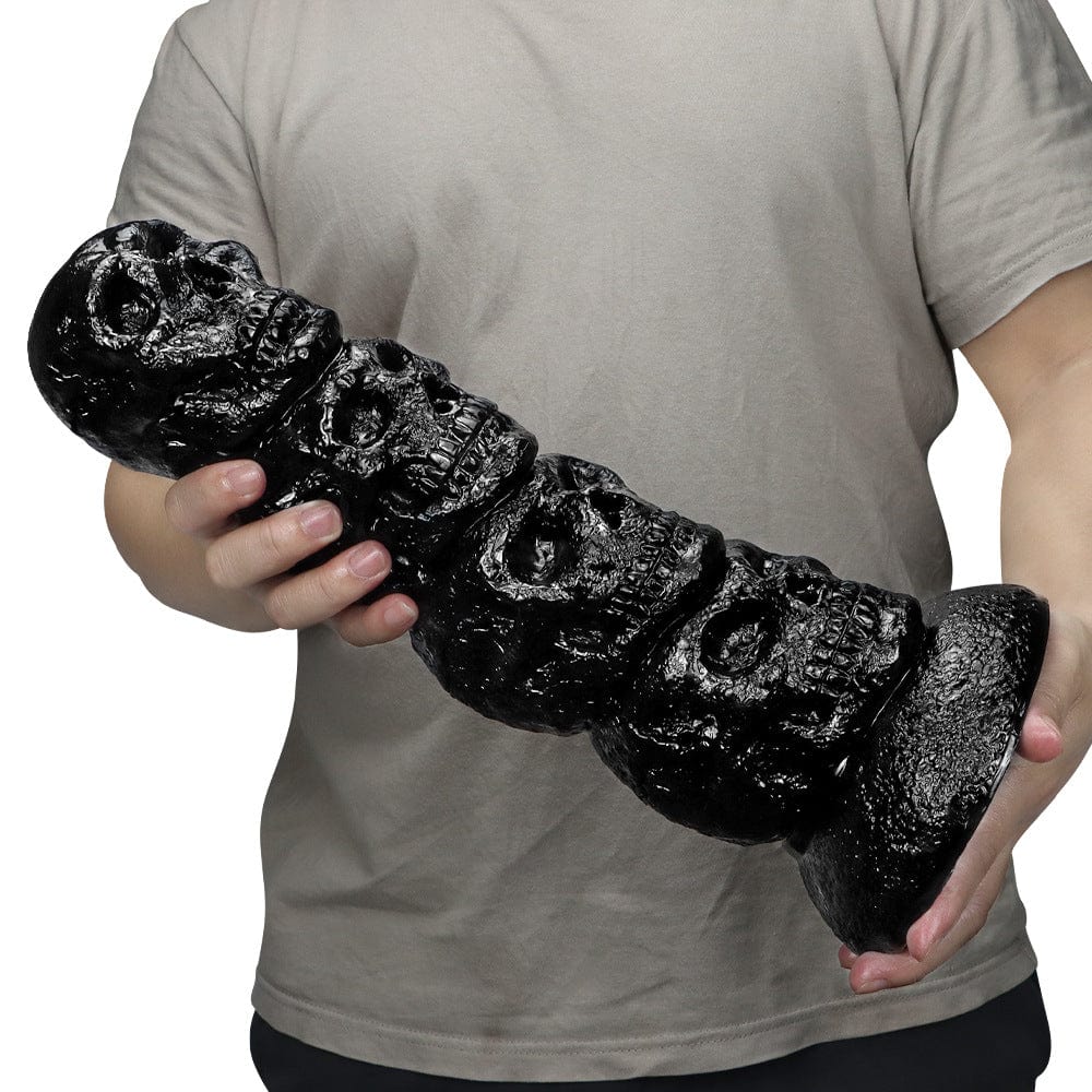 12.3 Inch Skull Giant Butt Plug Huge Dildo - Image 6