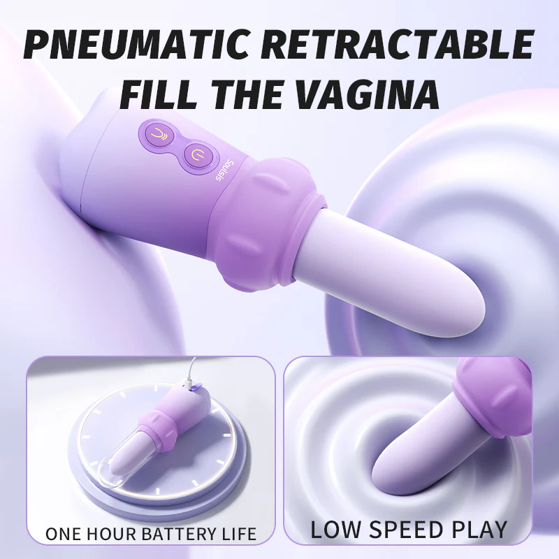 Soulsis NieNieGu Soft Thrusting Vibrator with Expansion Function - Image 4