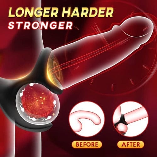 3 In 1 Spherical Vibrating Anal Plug Testicles Stimulator With cock Ring - Image 3