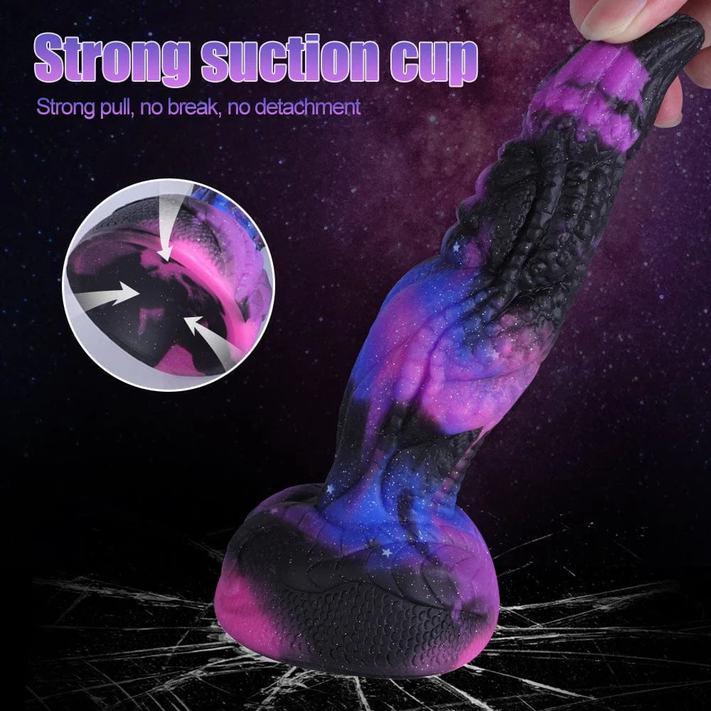Starry Dark Purple Special-Shaped Artificial Dildo - Image 3