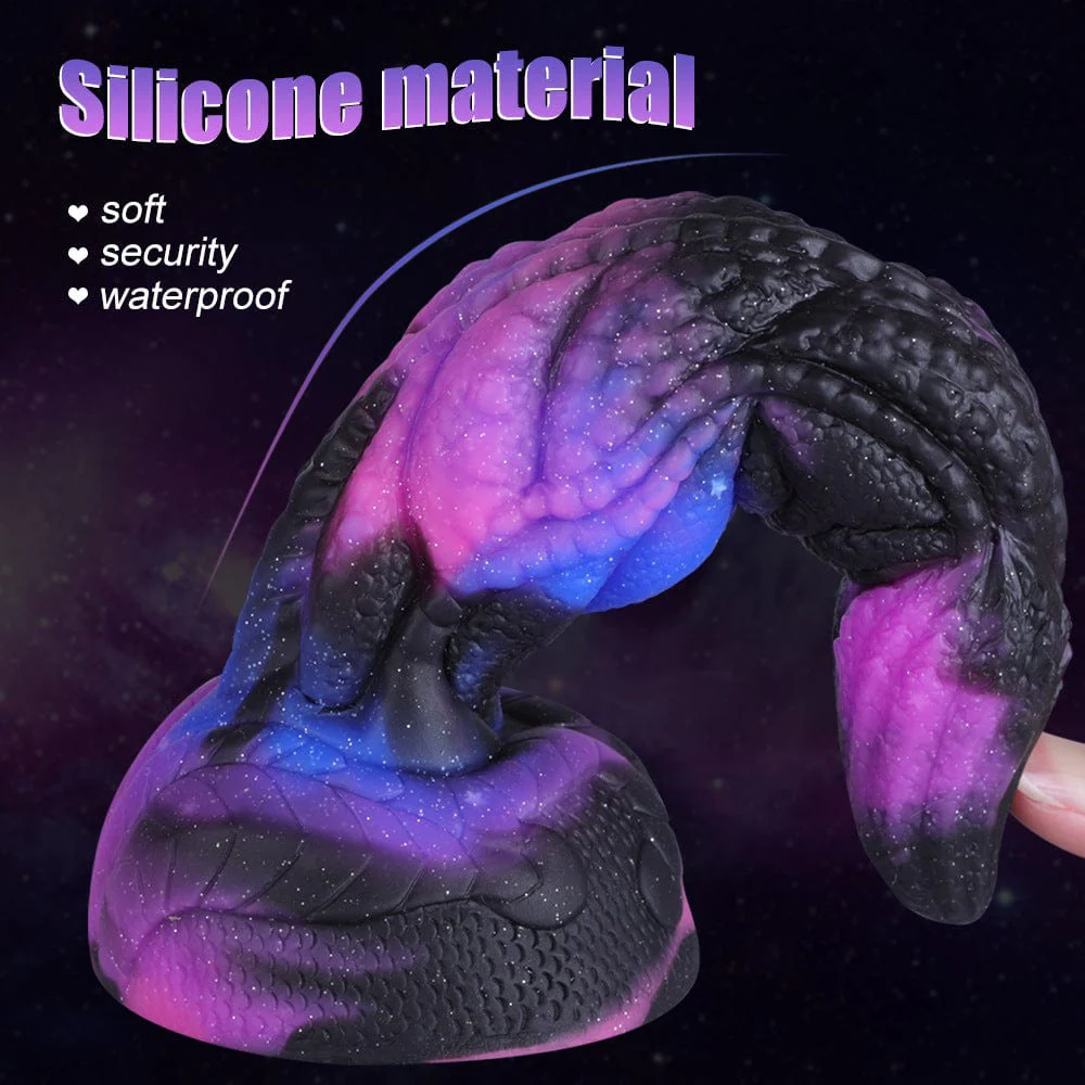 Starry Dark Purple Special-Shaped Artificial Dildo - Image 4