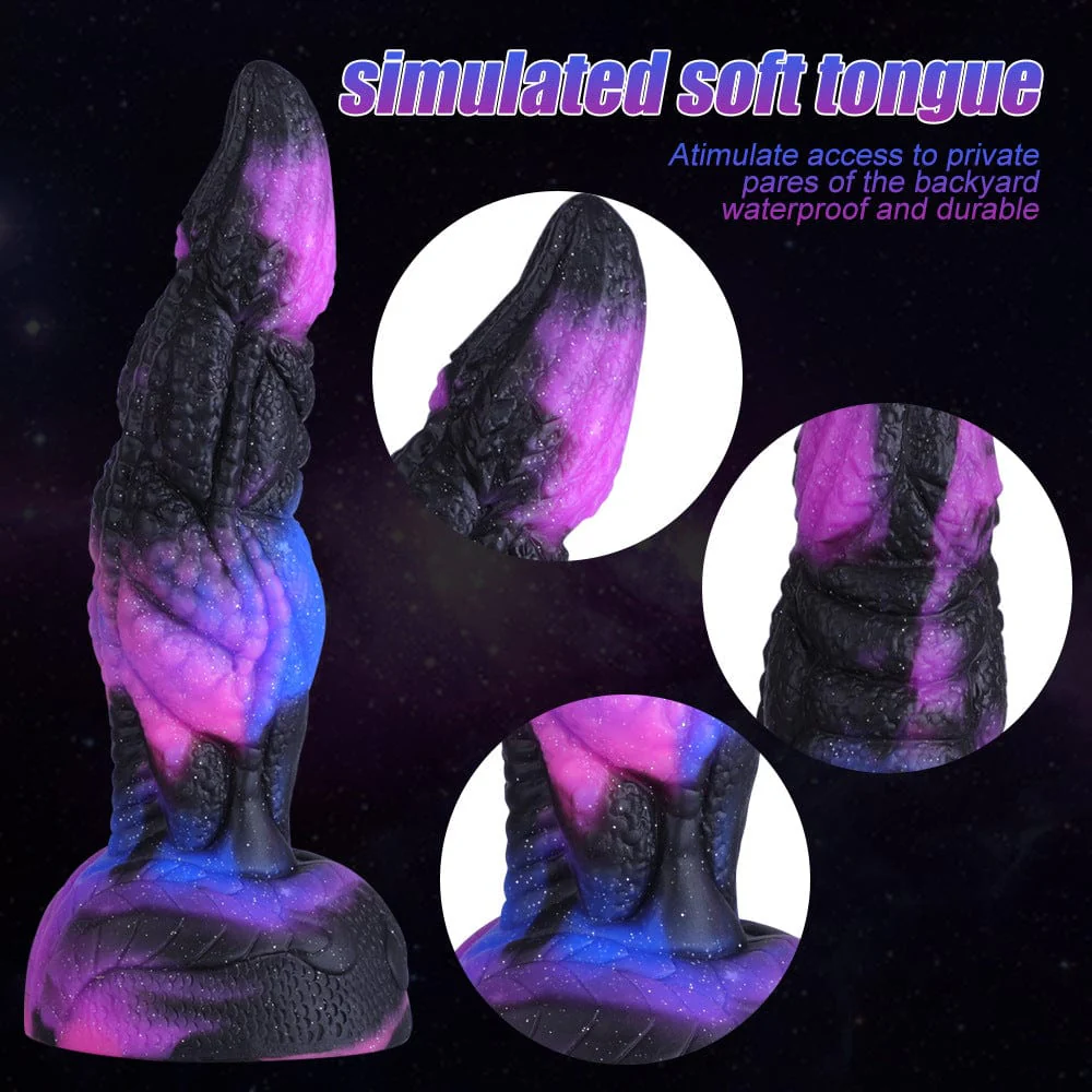 Starry Dark Purple Special-Shaped Artificial Dildo - Image 5