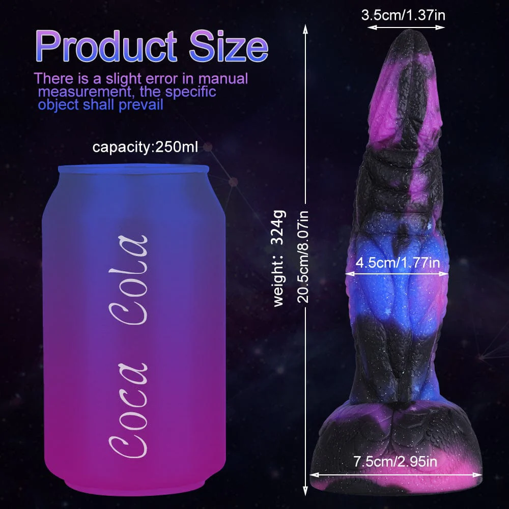 Starry Dark Purple Special-Shaped Artificial Dildo - Image 6