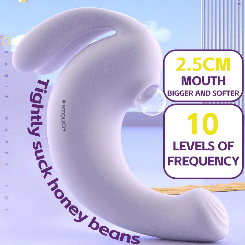 Stouch Sucking G-spot Vibrator With Rabbit Ears - Image 4